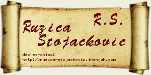 Ružica Stojačković vizit kartica